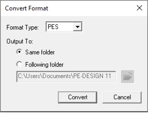 pes software for mac convert vector files